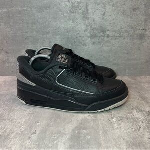 Nike Air Jordan 2/3 Sneakers FD0384-001 Womens sz 7.5 - black/grey